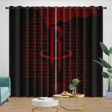 Carica l&#39;immagine nel visualizzatore Galleria, Houston Rockets Curtains Blackout Window Drapes Room Decoration