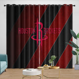 Carica l&#39;immagine nel visualizzatore Galleria, Houston Rockets Curtains Blackout Window Drapes Room Decoration
