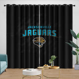 Laden Sie das Bild in den Galerie-Viewer, Jacksonville Jaguars Vorhänge Verdunkelungsvorhänge Raumdekoration