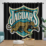 Laden Sie das Bild in den Galerie-Viewer, Jacksonville Jaguars Vorhänge Verdunkelungsvorhänge Raumdekoration