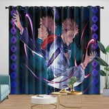 Load image into Gallery viewer, Jujutsu Kaisen Curtains Blackout Window Drapes Room Decoration