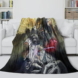 Charger l'image dans la visionneuse de la galerie, Jujutsu Kaisen Execution Blanket Flannel Throw Room Decoration