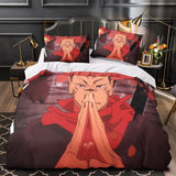 Load image into Gallery viewer, Jujutsu Kaisen Execution Duvet Cover Bedding Set Without Filler