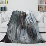 Carica l&#39;immagine nel visualizzatore Galleria, Jurassic World Blanket Flannel Dinosaur Throw Room Decoration