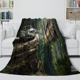 Carica l&#39;immagine nel visualizzatore Galleria, Jurassic World Blanket Flannel Dinosaur Throw Room Decoration