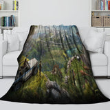 Charger l'image dans la visionneuse de la galerie, Jurassic World Blanket Flannel Throw Room Decoration