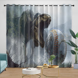 Carica l'immagine nel visualizzatore Galleria, Jurassic World Curtains Blackout Window Drapes Room Decoration