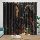 Carica l'immagine nel visualizzatore Galleria, Jurassic World Curtains Blackout Window Drapes Room Decoration