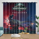 Carica l'immagine nel visualizzatore Galleria, Jurassic World Curtains Dinosaur  Blackout Window Drapes Room Decoration