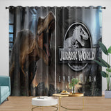 Carica l'immagine nel visualizzatore Galleria, Jurassic World Curtains Dinosaur  Blackout Window Drapes Room Decoration