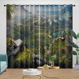 Carica l'immagine nel visualizzatore Galleria, Jurassic World Curtains Dinosaur  Blackout Window Drapes Room Decoration