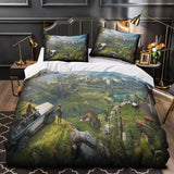 Laden Sie das Bild in den Galerie-Viewer, Jurassic World Duvet Cover Dinosaur Pattern Bedding Set Without Filler