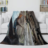 Load image into Gallery viewer, Jurassic World Rebirth Blanket Flannel Throw Room Decoration