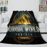 Load image into Gallery viewer, Jurassic World Rebirth Blanket Flannel Throw Room Decoration