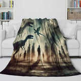 Load image into Gallery viewer, Jurassic World Rebirth Blanket Flannel Throw Room Decoration