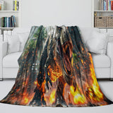 Load image into Gallery viewer, Jurassic World Rebirth Blanket Flannel Throw Room Decoration