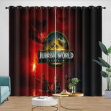 Carica l&#39;immagine nel visualizzatore Galleria, Jurassic World Rebirth Curtains Dinosaur Blackout Window Drapes