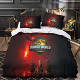 Load image into Gallery viewer, Jurassic World Rebirth Duvet Cover Dinosaur Bedding Set Without Filler