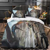 Load image into Gallery viewer, Jurassic World Rebirth Duvet Cover Dinosaur Bedding Set Without Filler
