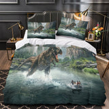 Load image into Gallery viewer, Jurassic World Rebirth Duvet Cover Dinosaur Bedding Set Without Filler
