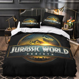 Load image into Gallery viewer, Jurassic World Rebirth Duvet Cover Dinosaur Bedding Set Without Filler