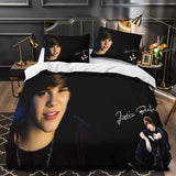 Laden Sie das Bild in den Galerie-Viewer, Justin Bieber Duvet Cover Kids Bedding Set Without Filler