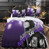Laden Sie das Bild in den Galerie-Viewer, Justin Bieber Duvet Cover Kids Bedding Set Without Filler