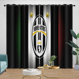 Load image into Gallery viewer, Juventus Football Club Curtains Blackout Window Drapes Room Decoration