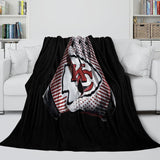 Laden Sie das Bild in den Galerie-Viewer, Kansas City Chiefs Blanket Flannel Fleece Throw Kids Room Decoration
