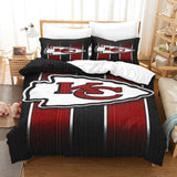 Load image into Gallery viewer, Kansas City Chiefs Duvet Cover Kids Room Bedding Set Without Filler