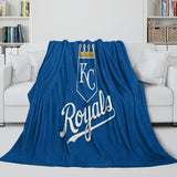 Load image into Gallery viewer, Kansas City Royals Blanket Flannel Throw Room Decoration