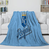 Load image into Gallery viewer, Kansas City Royals Blanket Flannel Throw Room Decoration