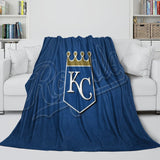 Load image into Gallery viewer, Kansas City Royals Blanket Flannel Throw Room Decoration
