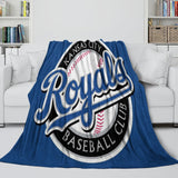Load image into Gallery viewer, Kansas City Royals Blanket Flannel Throw Room Decoration