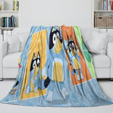 Laden Sie das Bild in den Galerie-Viewer, Kids Room Decoration Bluey Blanket Pattern Flannel Throw
