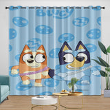 Laden Sie das Bild in den Galerie-Viewer, Kids Room Decoration Bluey Curtains Blackout Window Drapes