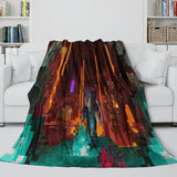 Carica l&#39;immagine nel visualizzatore Galleria, Kids Room Game Minecraft Blanket Flannel Pattern Throw