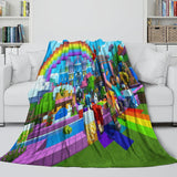 Carica l&#39;immagine nel visualizzatore Galleria, Kids Room Game Minecraft Blanket Flannel Pattern Throw