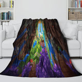 Carica l&#39;immagine nel visualizzatore Galleria, Kids Room Game Minecraft Blanket Flannel Pattern Throw