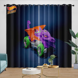 Carica l'immagine nel visualizzatore Galleria, Kids Room Hot Wheels Curtains Blackout Window Drapes
