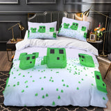 Laden Sie das Bild in den Galerie-Viewer, Kids bed Minecraft Bedding Set Quilt Duvet Cover Without Filler