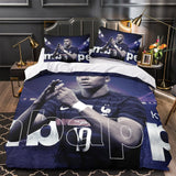 Load image into Gallery viewer, Kylian Mbappé Pattern Bedding Set Quilt Cover Without Filler