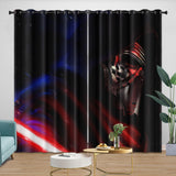 Carica l&#39;immagine nel visualizzatore Galleria, Kylo Ren Curtains Pattern Blackout Window Drapes