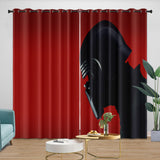 Carica l&#39;immagine nel visualizzatore Galleria, Kylo Ren Curtains Pattern Blackout Window Drapes