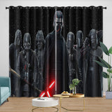 Carica l&#39;immagine nel visualizzatore Galleria, Kylo Ren Curtains Pattern Blackout Window Drapes