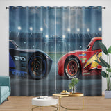 Laden Sie das Bild in den Galerie-Viewer, Lightning McQueen Curtains Blackout Window Drapes