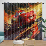 Charger l'image dans la visionneuse de la galerie, Lightning McQueen Curtains Pattern Blackout Window Drapes