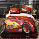 Charger l'image dans la visionneuse de la galerie, Lightning McQueen Duvet Cover Bedding Set Without Filler
