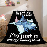 Load image into Gallery viewer, Lilo and Stitch Blanket Flannel Fleece Blanket Throw Cosplay Blanket