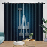 Load image into Gallery viewer, Los Angeles Dodgers Curtains Blackout Window Drapes Kids Room Decoration
